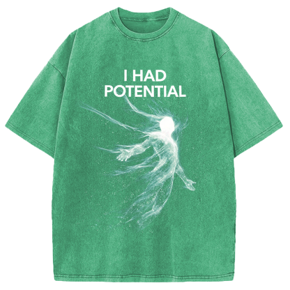 Tokyolion I Had Potential Washed T-Shirt-Tokyo-Lion