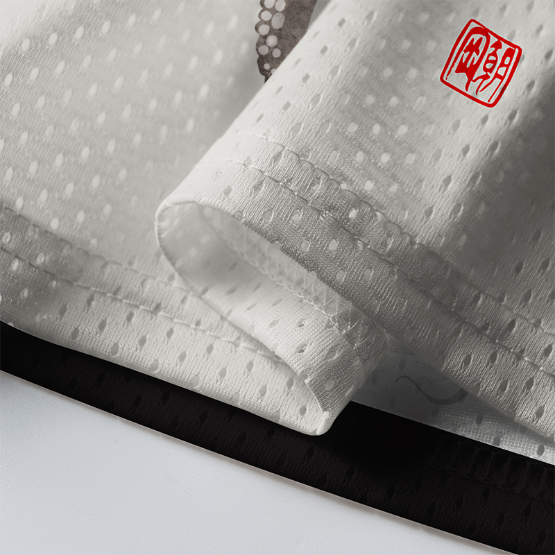 Tokyo-Lion Octopus Japanese Calligraphy Mesh Jersey