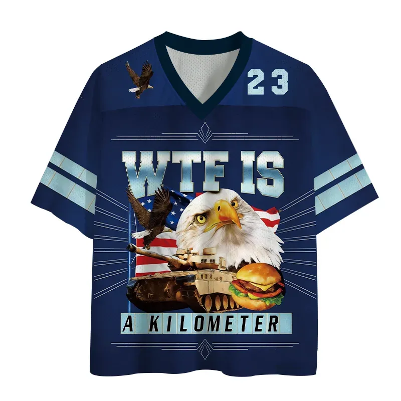 Tokyo-Lion WTF Is A Kilometer Meme Mesh Jersey