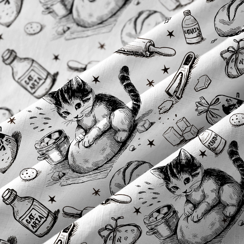 Tokyo-Lion Cat Kneading Dough Aloha Hawaiian Shirt