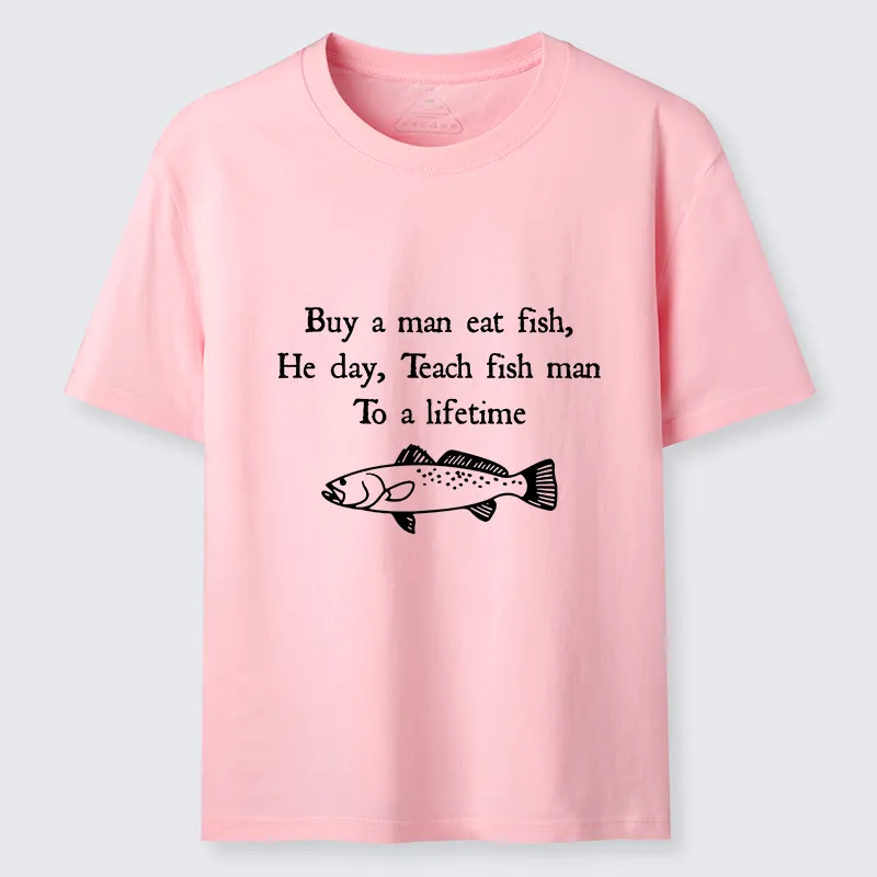 Tokyo-Lion Man Eat Fish Meme Classic T-Shirt