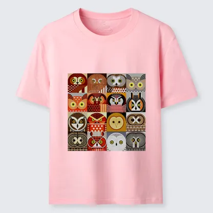 Tokyo-Lion All Kinds Of Owls Classic T-Shirt