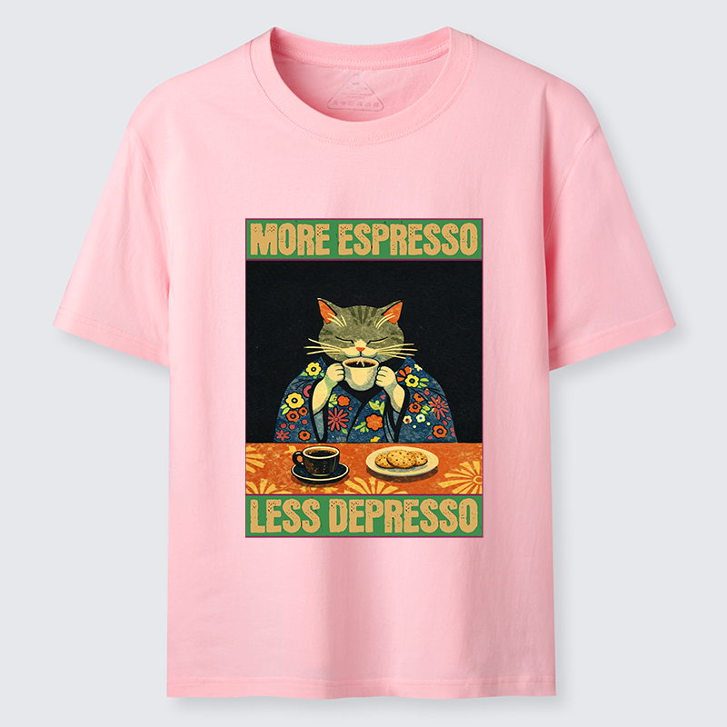 Tokyo-Lion Cat Tasting Coffee Japan Classic T-Shirt