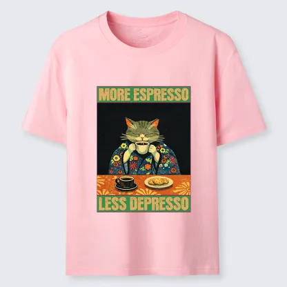 Tokyo-Lion Cat Tasting Coffee Japan Classic T-Shirt