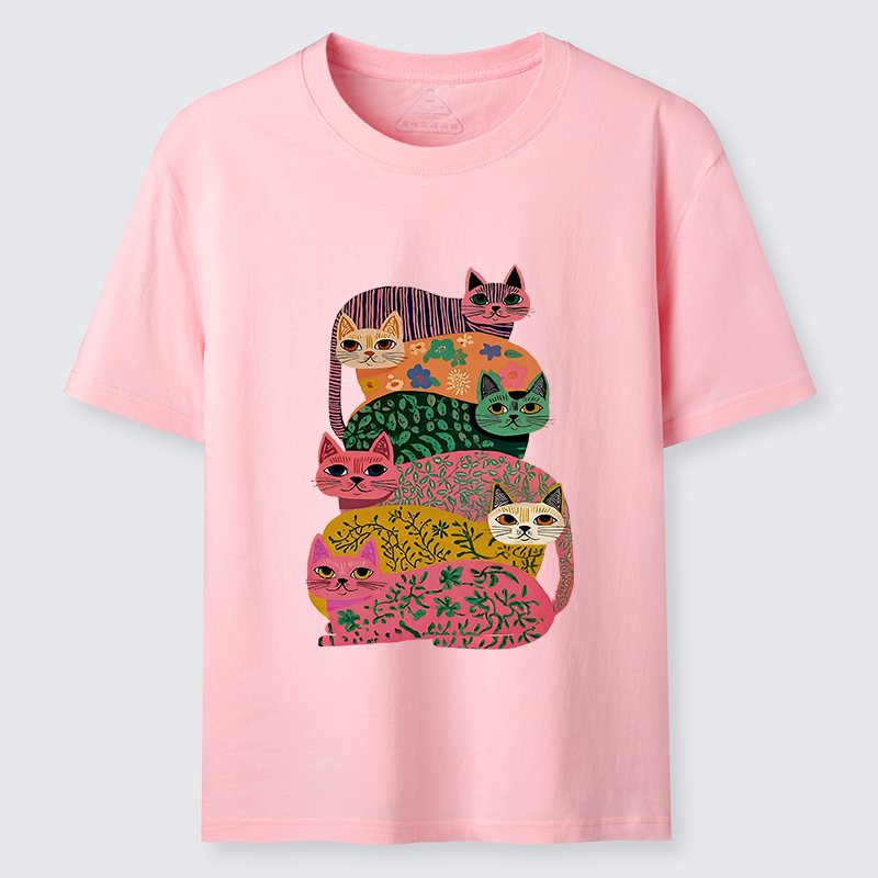 Tokyo-Lion Colorful Cats Classic T-Shirt