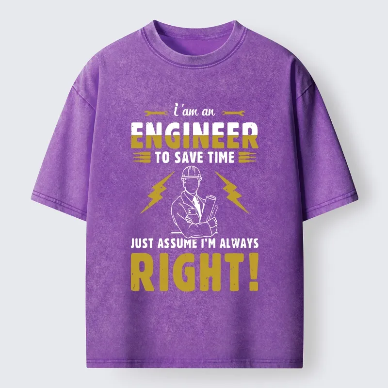 Tokyo-Lion Confident Engineer Washed T-Shirt-Tokyo-Lion