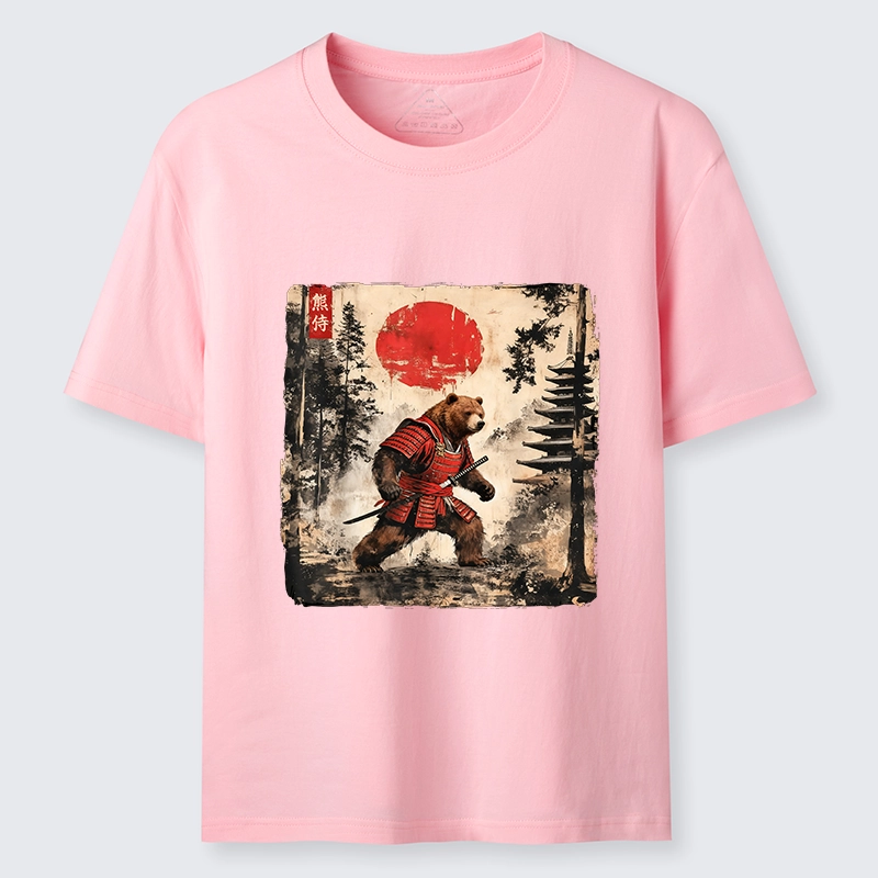Tokyo-Lion Japanese Samurai Bear With Katana Classic T-Shirt-Tokyo-Lion