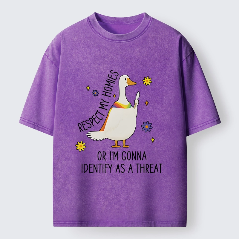 Tokyo-Lion Goose Pride Art Washed T-Shirt-Tokyo-Lion