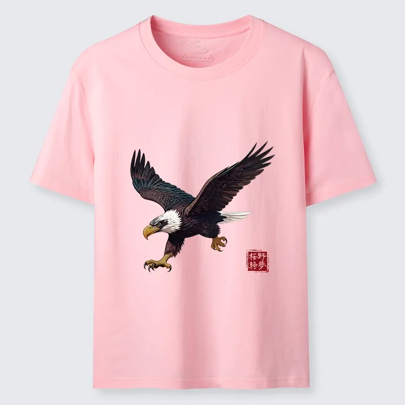 Tokyo-Lion Majestic Eagle In Flight Classic T-Shirt