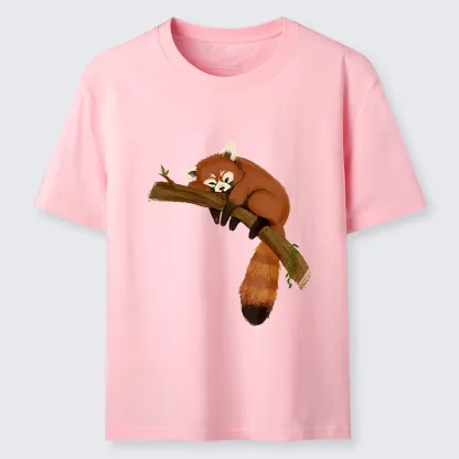 Tokyo-Lion Cute Red Panda Sleepy Time Classic T-Shirt