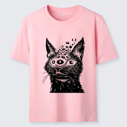 Tokyo-Lion Trippy Cat Third Eye Meme Classic T-Shirt