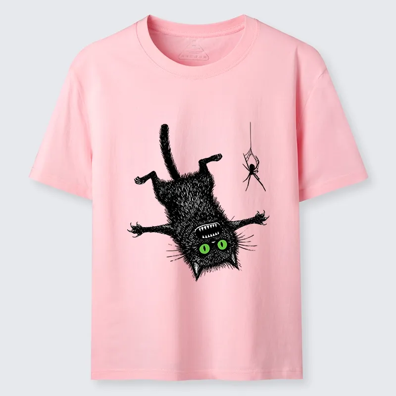 Tokyo-Lion Scared Cat Vs Spider Prank Classic T-Shirt