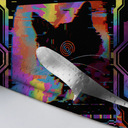 Tokyo-Lion Glitchy Cat Mesh Jersey