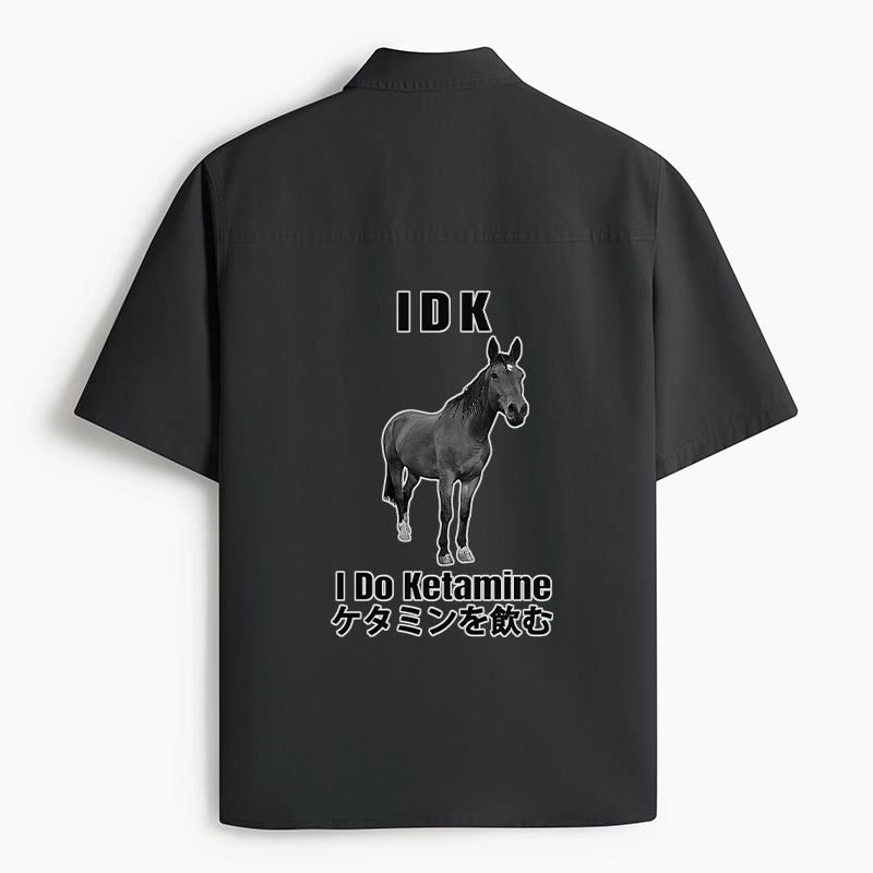 Tokyo-Lion IDK I Do Ketamine Work Shirt-Tokyo-Lion