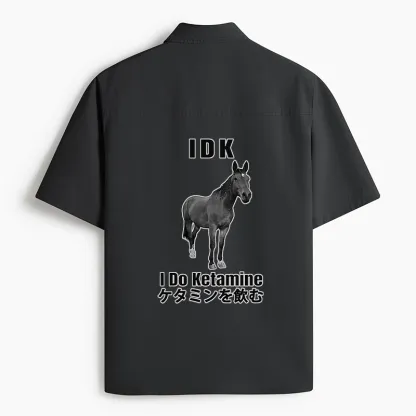 Tokyo-Lion IDK I Do Ketamine Work Shirt-Tokyo-Lion