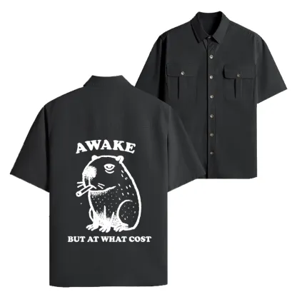 Tokyo-Lion Smoking Capybara Work Shirt