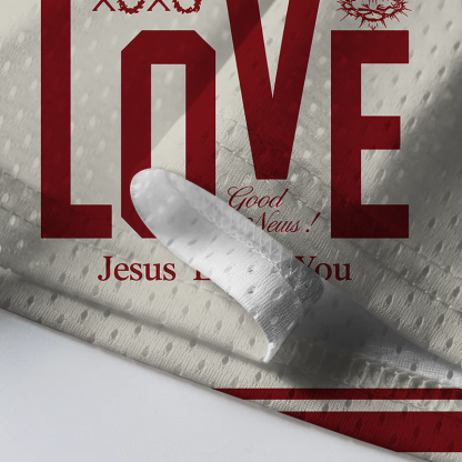 TokyoLion Jesus?Loves?You Mesh Jersey-Tokyo-Lion