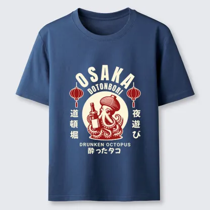 Tokyo-Tiger Retro Osaka Octopus Classic T-Shirt