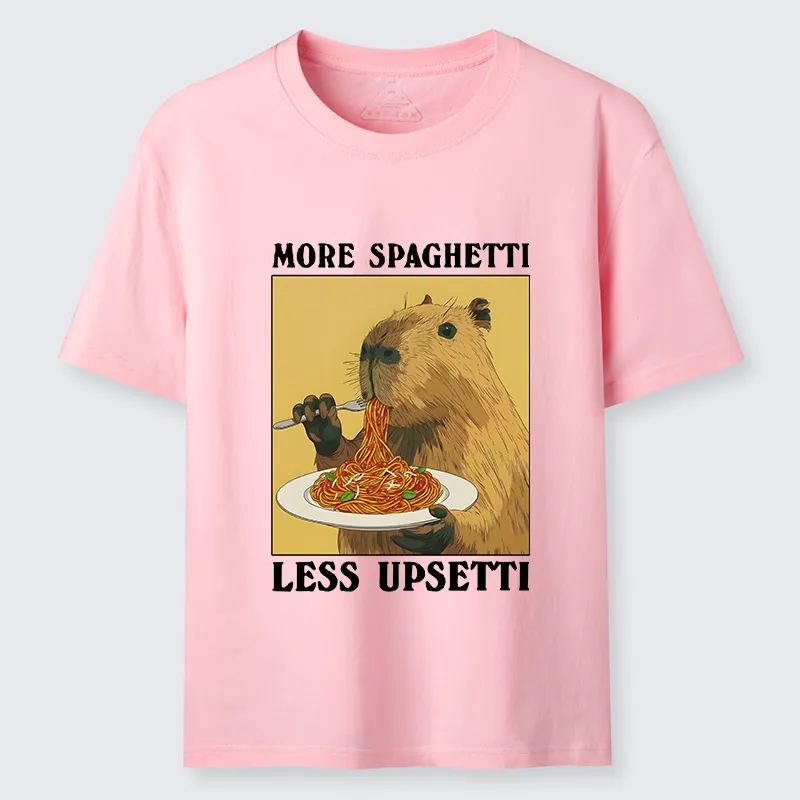 Tokyo-Tiger Capybara Eating Pasta Classic T-Shirt