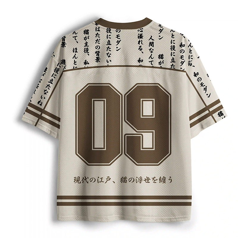 Tokyo-Lion Samurai Cats Assemble Mesh Jersey