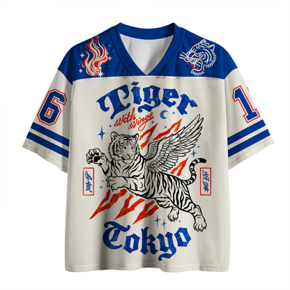 Tokyo-Lion tiger With Wings Mesh Jersey-Tokyo-Lion
