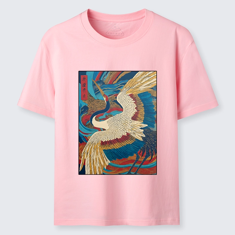 Tokyo-Lion Retro And Gorgeous Crane Classic T-Shirt