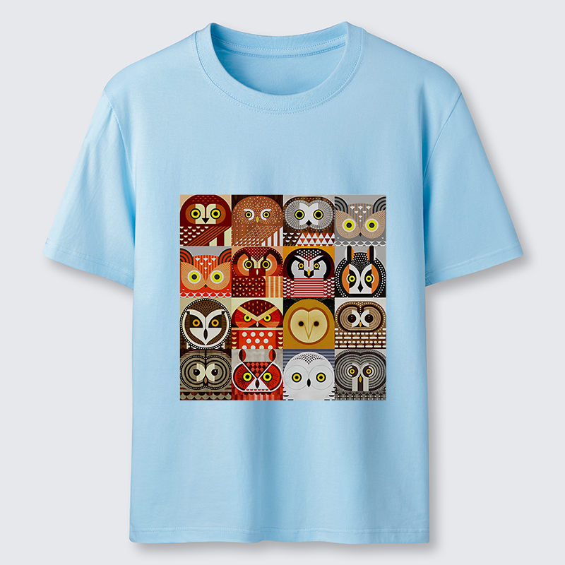 Tokyo-Lion All Kinds Of Owls Classic T-Shirt