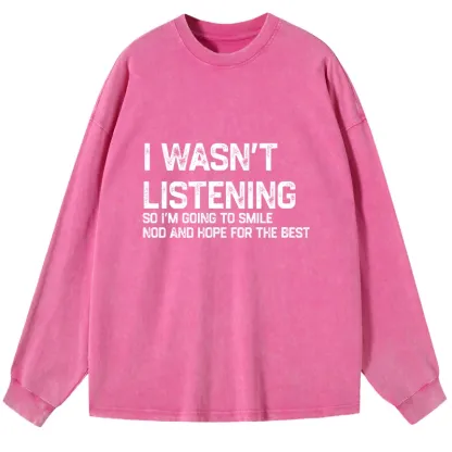 Tokyo-Lion Indifferent To Everything Washed Long Sleeve T-Shirt-Tokyo-Lion