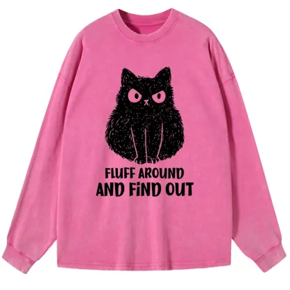 Tokyo-Lion Consequences Of Fooling Around Washed Long Sleeve T-Shirt