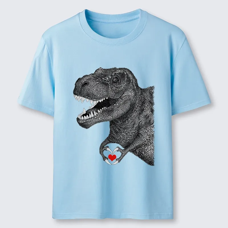 Tokyo-Lion Dinosaur Making A Heart Shape Classic T-Shirt