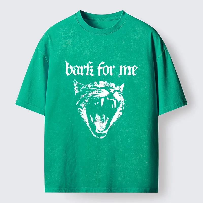 Tokyo-Lion Fierce Panther Roaring Loudly Washed T-Shirt