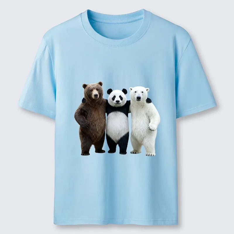 Tokyo-Lion Three Bears Stand Together Classic T-Shirt