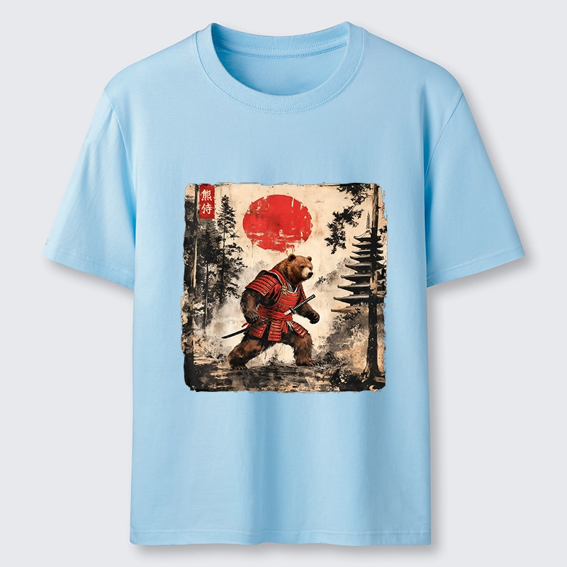 Tokyo-Lion Japanese Samurai Bear With Katana Classic T-Shirt-Tokyo-Lion