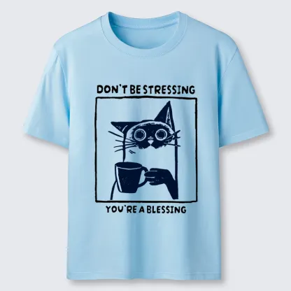 Tokyo-Lion Coffee Cat Blessing Meme Classic T-Shirt