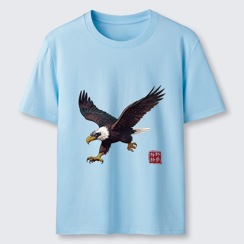 Tokyo-Lion Majestic Eagle In Flight Classic T-Shirt