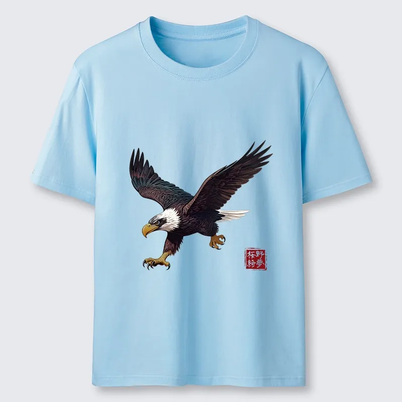 Tokyo-Lion Majestic Eagle In Flight Classic T-Shirt
