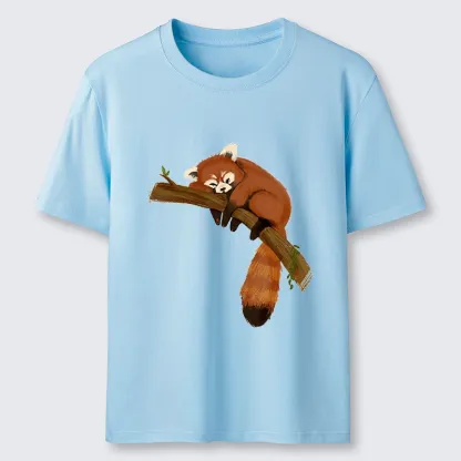Tokyo-Lion Cute Red Panda Sleepy Time Classic T-Shirt