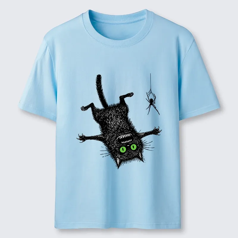 Tokyo-Lion Scared Cat Vs Spider Prank Classic T-Shirt