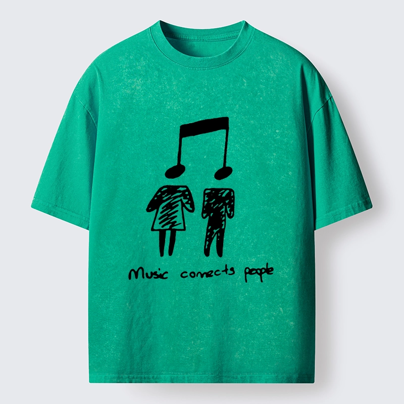 Tokyo-Lion Music Is The Universal Language Washed T-Shirt