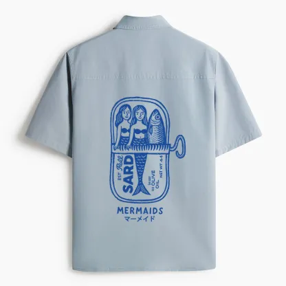 Tokyo-Lion Mermaid Can Work Shirt-Tokyo-Lion