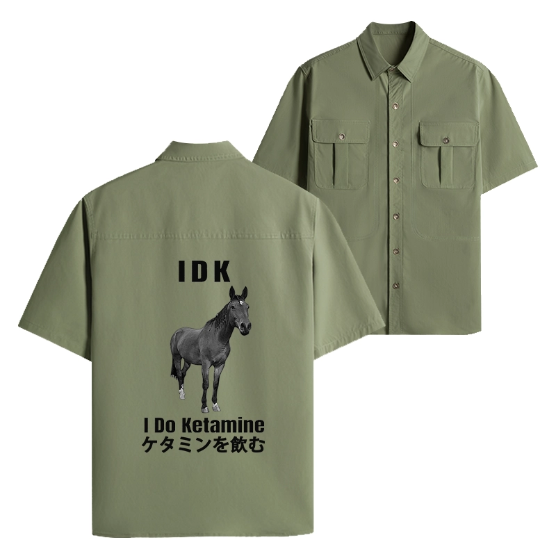 Tokyo-Lion IDK I Do Ketamine Work Shirt-Tokyo-Lion