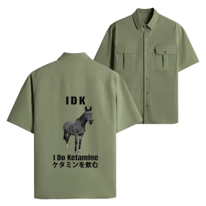 Tokyo-Lion IDK I Do Ketamine Work Shirt-Tokyo-Lion