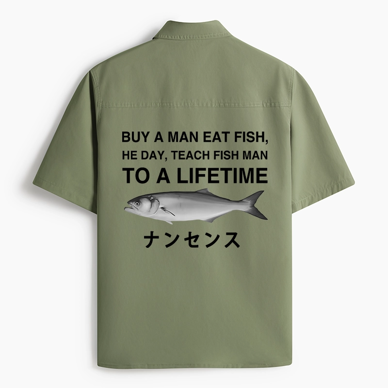 Tokyo-Lion Funny To A Lifetime Work Shirt-Tokyo-Lion