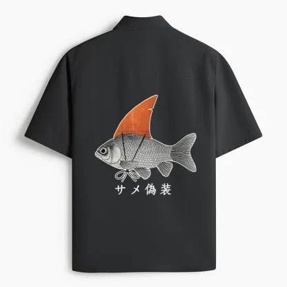 Tokyo-Lion Fish Disguise Work Shirt-Tokyo-Lion
