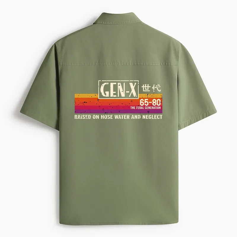 Tokyo-Lion X Era Retro Work Shirt-Tokyo-Lion