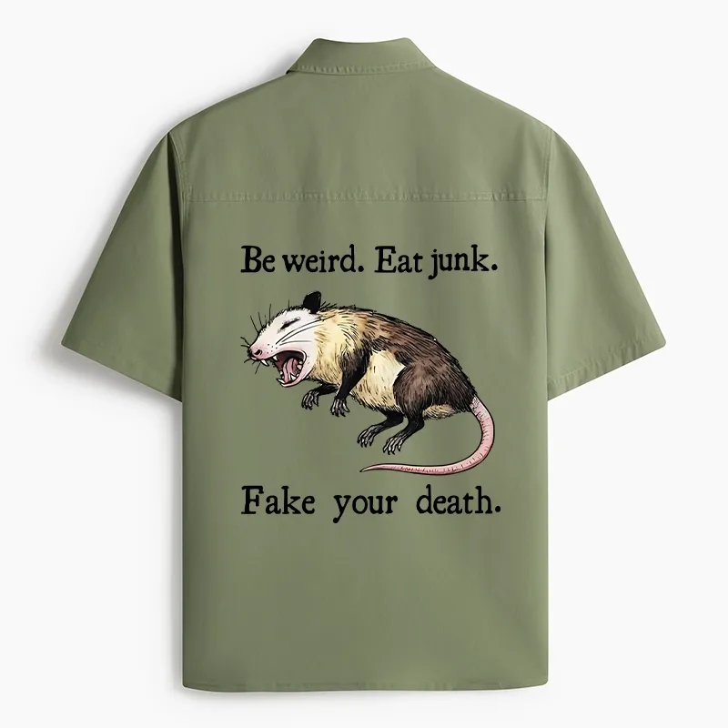 Tokyo-Lion Possum Playing Dead Work Shirt
