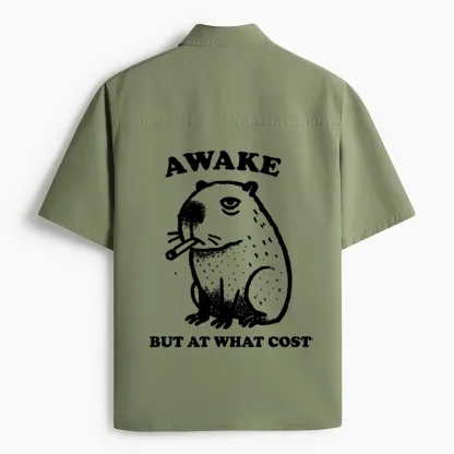 Tokyo-Lion Smoking Capybara Work Shirt