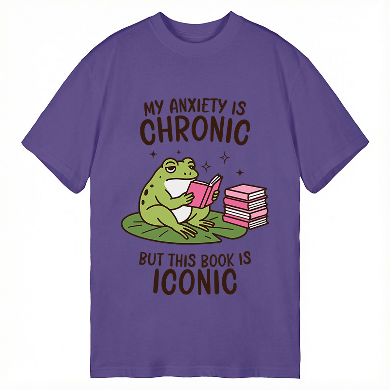 TokyoLion Funny Frog Reading Classic T-Shirt-Tokyo-Lion