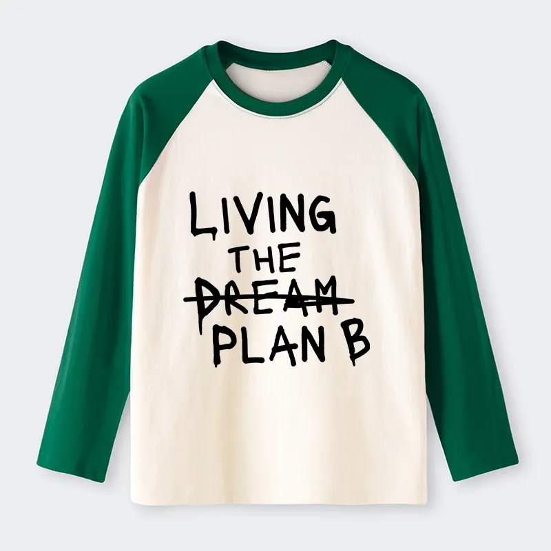 Tokyo-Lion Implement Plan B Raglan Long Sleeve T-shirt