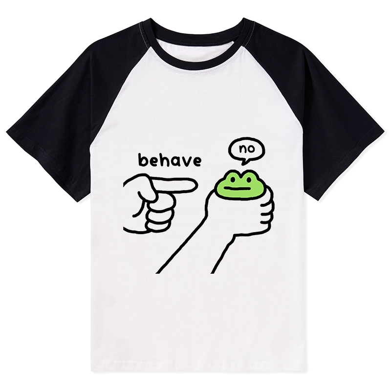 Tokyo-Lion Dishonest Frog Raglan T-shirt